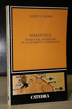 Imagen del vendedor de Semntica: Teoras del significado en la gramtica generativa. a la venta por MUNDUS LIBRI- ANA FORTES
