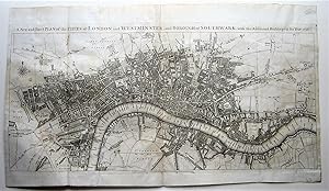 A New and Exact Plan of the Cities of London and Westminster, and Borough of Southwark, with the ...