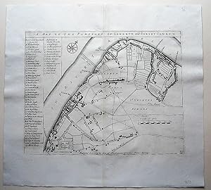 A Map of the Parishes of Lambeth and Christchurch.