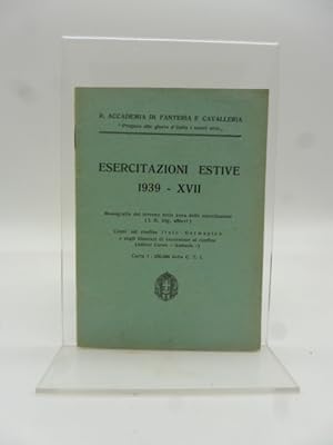 R. Accademia di Fanteria e Cavalleria. Esercitazioni estive 1939. Monografia del terreno della zo...