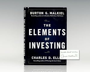 Image du vendeur pour The Elements of Investing. mis en vente par Raptis Rare Books