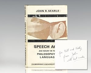Immagine del venditore per Speech Acts: An Essay in the Philosophy of Language. venduto da Raptis Rare Books