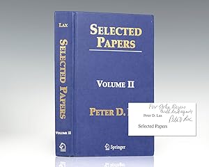 Bild des Verkufers fr Peter Lax Selected Papers. Volume II. zum Verkauf von Raptis Rare Books