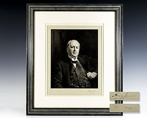 John Singer Sargent Henry James Signed Portrait.