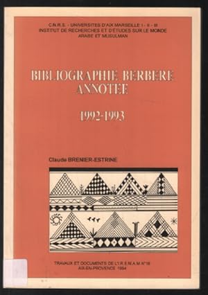 Bibliographie berbere annotée 1992-1993