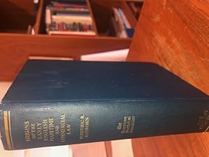 Seller image for Origins of the Early English Maritime and Commercial Law by Frederic Rockwell Sanborn for sale by A Squared Books (Don Dewhirst)