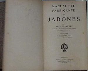 Imagen del vendedor de Manual del fabricante de jabones a la venta por Almacen de los Libros Olvidados