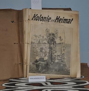 Image du vendeur pour Kolonie und Heimat in Wort und Bild. Unabhngige koloniale Zeitschrift. Organ des Frauenbundes der Deutschen Kolonialgesellschaft. Sechster Jahrgang. mis en vente par Antiquariat Welwitschia Dr. Andreas Eckl