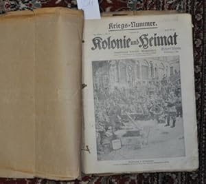 Image du vendeur pour Kolonie und Heimat in Wort und Bild. Unabhngige koloniale Zeitschrift. Organ des Frauenbundes der Deutschen Kolonialgesellschaft. Jahrgang VIII Kriegs-Nummer. mis en vente par Antiquariat Welwitschia Dr. Andreas Eckl