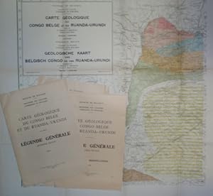 Carte Geologique du Congo Belge et du Ruanda-Urundi.