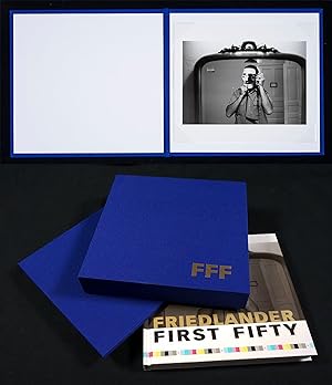 Image du vendeur pour Lee Friedlander: Friedlander First Fifty, Special Limited Edition with Gelatin Silver Print [SIGNED] mis en vente par Vincent Borrelli, Bookseller