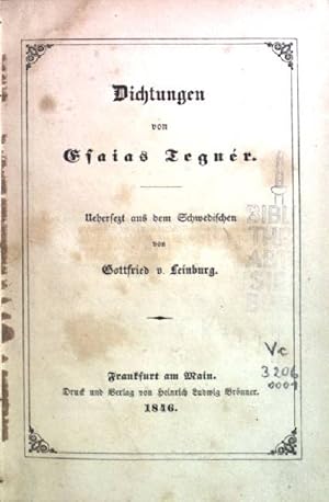 Bild des Verkufers fr Dichtungen. zum Verkauf von books4less (Versandantiquariat Petra Gros GmbH & Co. KG)