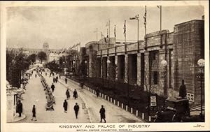 Ansichtskarte / Postkarte Wembley Brent London City, British Empire Exhibition, Kingsway, Palace ...