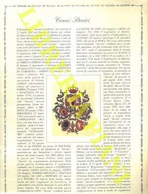 Savoia Cavalleria. Calendario del 1994.