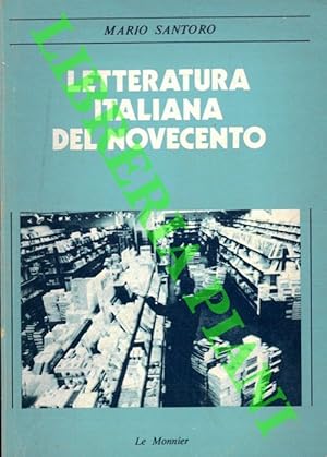 Bild des Verkufers fr Letteratura italiana del Novecento. zum Verkauf von Libreria Piani