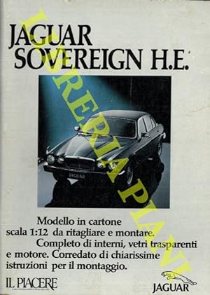 Jaguar Sovereign H.E. Modello in cartone scala 1:12 da ritagliare e montare.