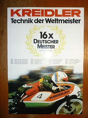 Kreidler - Technik der Weltmeister - 16 x Deutscher Meister Soloklasse bis 50 ccm - Original Post...