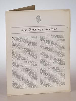 Seller image for Air Raid Precautions for sale by Churchill Book Collector ABAA/ILAB/IOBA