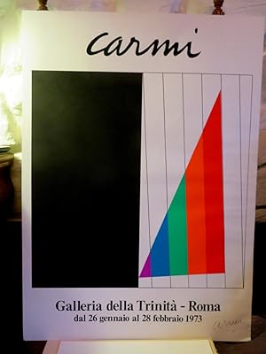 Ausstellungsplakat. Galleria della Trinita-Roma da 26 Gennaio al 28 Febbraio 1973. Mit originaler...