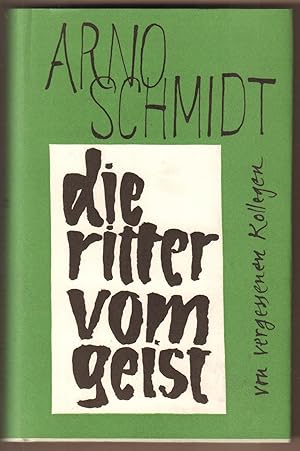 Bild des Verkufers fr Die Ritter vom Geist. Von vergessenen Kollegen. zum Verkauf von Antiquariat Neue Kritik