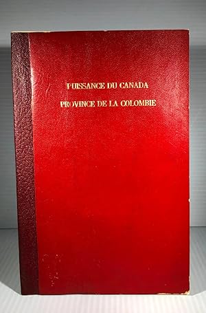 Puissance du Canada. Province de la Colombie Britannique. Renseignements pour les colons qui ont ...