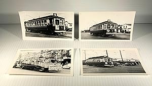 BCER. British Columbia Electric Railway. 4 Photographs. Tramways. Vancouver B.C. 1947-1948