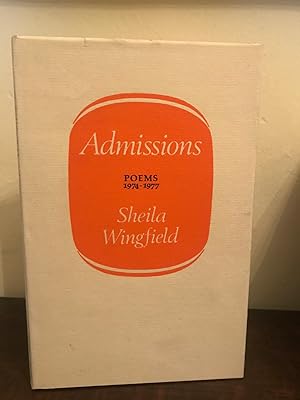 Immagine del venditore per Admissions: Poems 1974-77 venduto da Temple Bar Bookshop