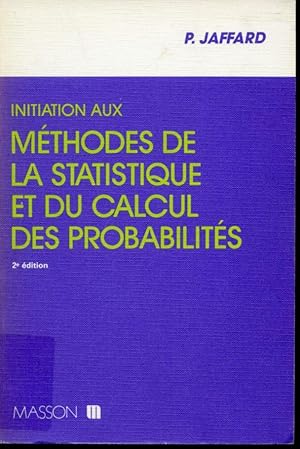 Immagine del venditore per Mthodes de la statistique et du calcul des probabilits venduto da Librairie Le Nord