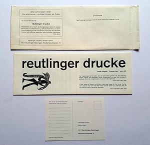 Seller image for Reutlinger Drucke - Zweite Ausgabe - Zehntes Jahr - Juni 1975 for sale by Verlag IL Kunst, Literatur & Antiquariat
