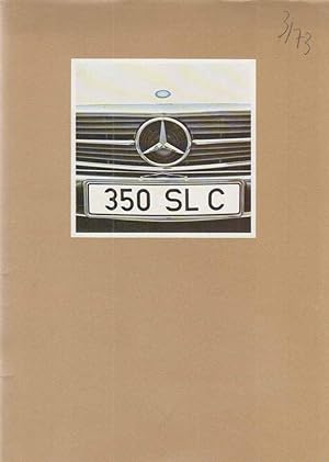 Mercedes-Benz. 350 SL C. (Werbebroschüre). . das neue Mercedes-Benz Coupe.
