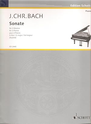 Imagen del vendedor de Sonate for 2 Pianos 4 Hands in G Major a la venta por Snow Crane Media