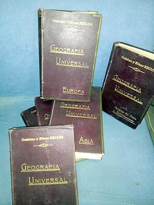 NOVISIMA GEOGRAFIA UNIVERSAL.Traducción y prólogo de Vicente Blasco Ibáñez. I, II, III, IV, V y V...