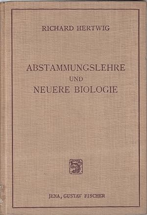 Abstammungslehre und neuere Biologie / Richard Hertwig