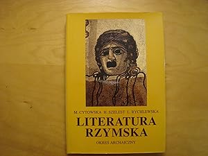 Immagine del venditore per Literatura rzymska. Okres archaiczny venduto da Polish Bookstore in Ottawa