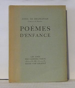 Seller image for Poemes d'enfance for sale by Librairie Albert-Etienne