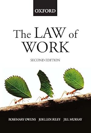 Bild des Verkufers fr The Law of Work zum Verkauf von Bellwetherbooks