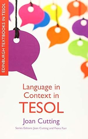 Immagine del venditore per Language in Context in TESOL (Edinburgh Textbooks in TESOL EUP) venduto da Bellwetherbooks