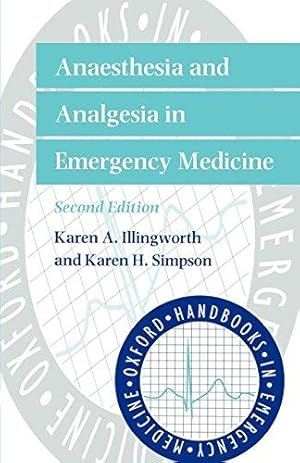 Bild des Verkufers fr Anaesthesia & Analgesia in Emergency Medicine zum Verkauf von Bellwetherbooks