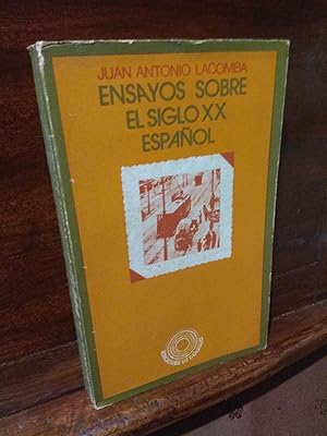 Imagen del vendedor de Ensayos sobre el siglo XX espaol a la venta por Libros Antuano