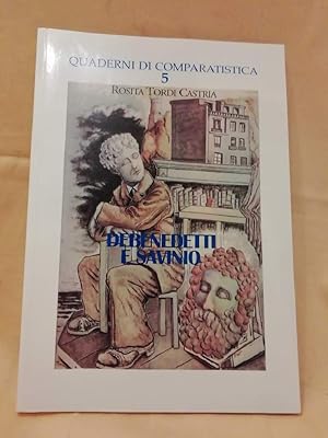 Imagen del vendedor de DE BENEDETTI E SAVINIO(2017) a la venta por Invito alla Lettura