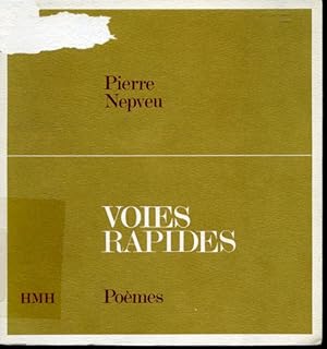 Imagen del vendedor de Voies rapides a la venta por Librairie Le Nord