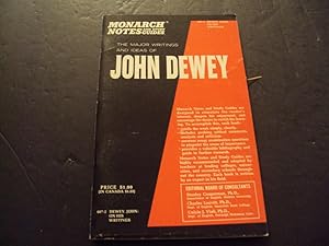 Seller image for Monarch Notes and Study Guide The Major Writings of John Dewey 607-2 for sale by Joseph M Zunno