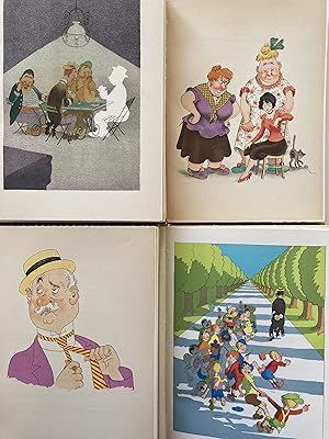 Seller image for 4 volumes: Fanny - Marius - Csar - Topaze. Ill. par Dubout. for sale by ShepherdsBook