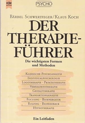 Seller image for Dr Therapiefhrer. Die wichstigsten Formenund Methoden. Ein Leitfaden. for sale by Ant. Abrechnungs- und Forstservice ISHGW