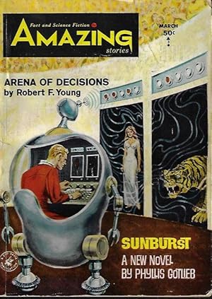 Imagen del vendedor de AMAZING Stories: March. Mar. 1964 ("Sunburst") a la venta por Books from the Crypt