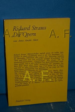 Bild des Verkufers fr Richard Strauss, Die Opern. zum Verkauf von Antiquarische Fundgrube e.U.