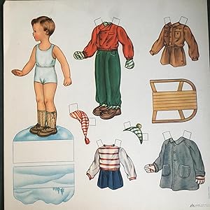 Grandma's Cut-Out Paper Dolls Book: 20 Models and 200 Vintage Clothing  Accessories to Dress in Full Color 60s, 70s and 80s Dolls of the childhood  of