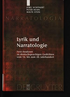 Seller image for Lyrik und Narratologie Text-Analysen zu deutschsprachigen Gedichten vom 16. bis zum 20. Jahrhundert,11 for sale by Antiquariat Bookfarm