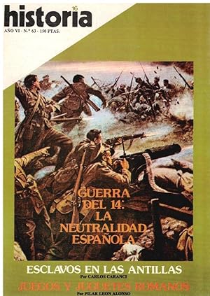 Seller image for Guerra del 14: la neutralidad espaola (Historia 16, ao vi, 63) for sale by Librera Dilogo