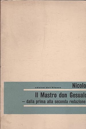 Imagen del vendedor de Il Mastro don Gesualdo a la venta por Messinissa libri